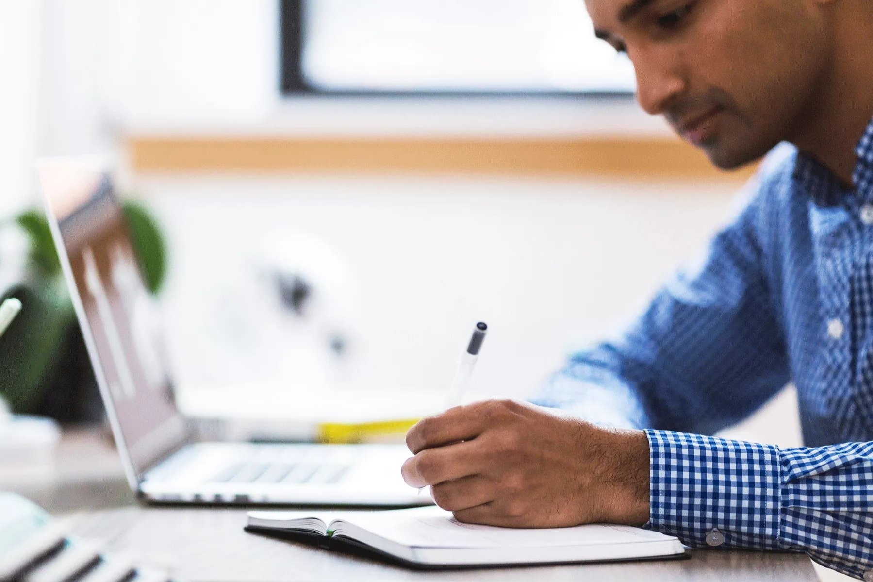 Student doing Training course